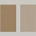 Intricate Woven Texture Brown and Beige Decorative Interior Wall Panels Design
