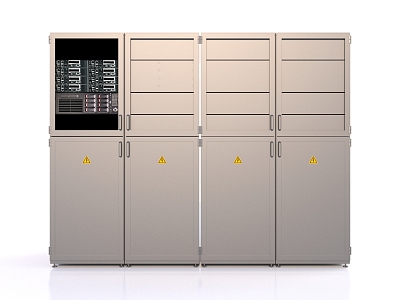 Server Cabinet Unit Cabinet Cloud Server 3d model