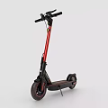 Red And Black Electric Scooter With Modern Design And Sleek Frame Features