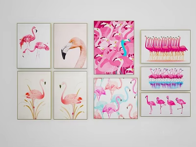 Animal painting 3d model