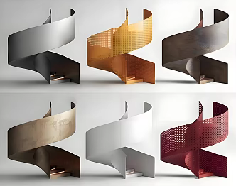 Modern Style Stairs 3d model