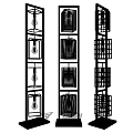 Modern Floor Lamp Designs With Various Structural Styles And Black Frames