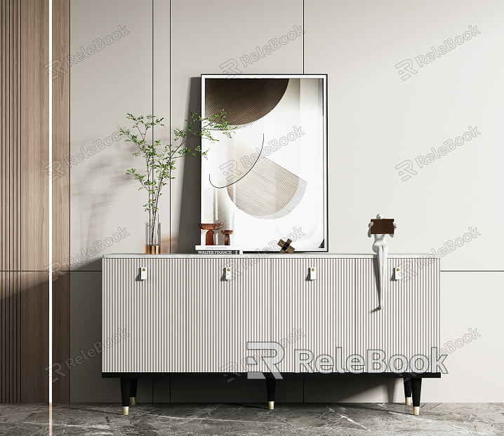 Modern Side Cabinet model