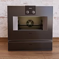 Modern Black Built in Oven Kitchen Appliance With Glass Door And Digital Controls