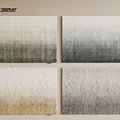 Stylish Square Carpet Display with Gradient Colors and Textured Design in Various Tones