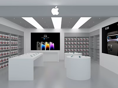 Modern Mobile Phone Store Mobile Phone Digital Comprehensive Store 3d model