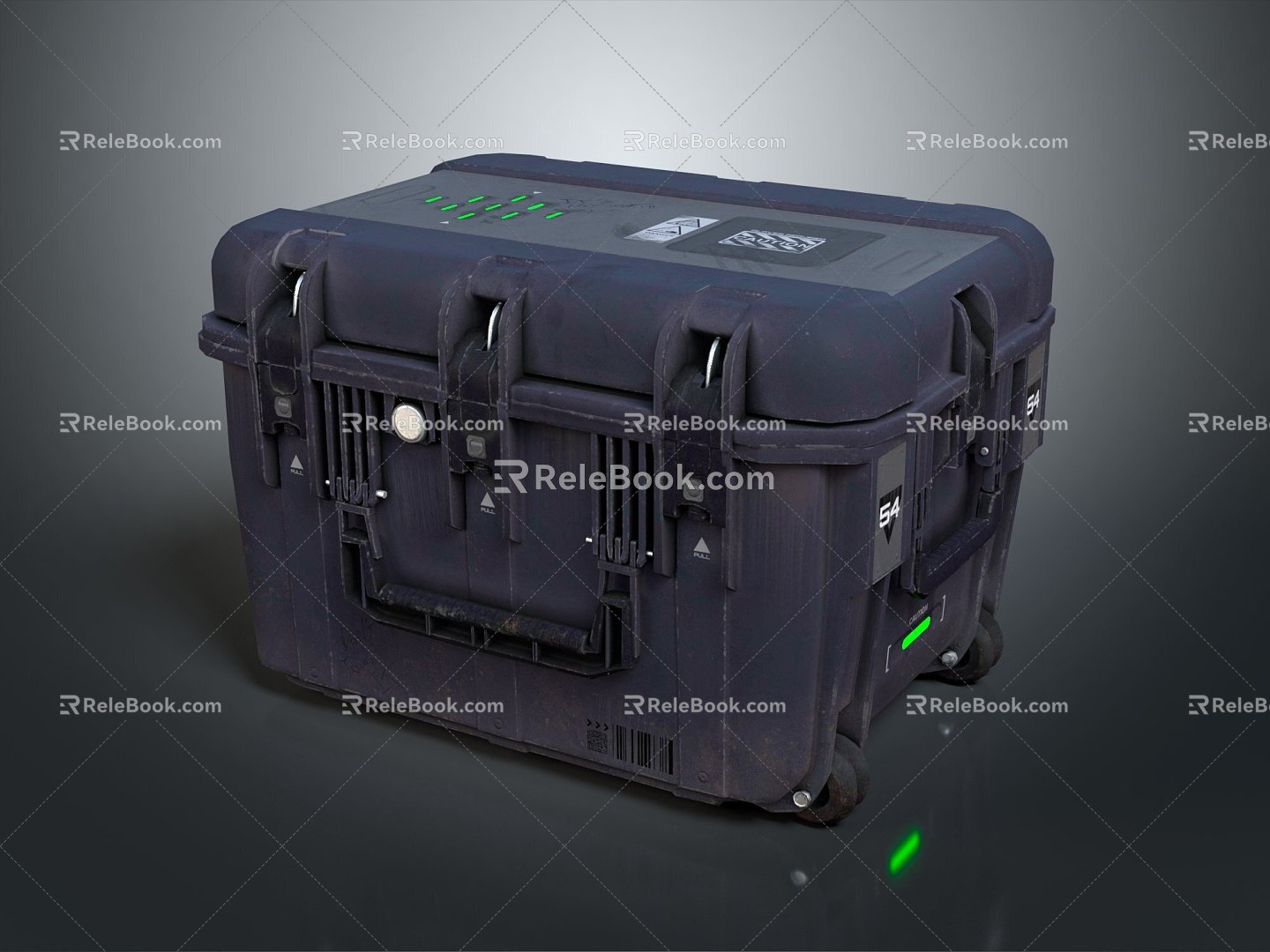 Science Fiction Box Science Fiction Box Military Box Password Box 3d model