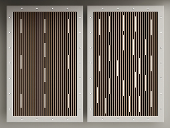 Modern Ceiling Square Ceiling Grille Ceiling 3d model