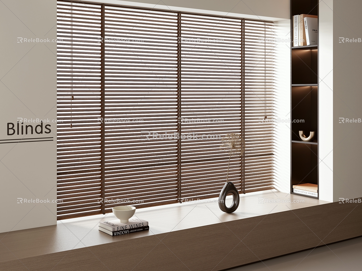 Modern venetian blinds 3d model