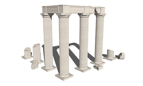 Jane's Roman Column 3d model