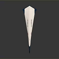 Concorde 300 Supersonic Aircraft Model With White Blue Body And UK Flag