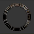 Rustic Wooden Barrel With Metal Hoops For Household Storage And Decor