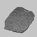 Ancient Fossil Specimen With Textured Brownish Yellow Surface And Black Squares