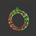 Stainless Steel Hardware Ring Component With Circular Holes And Shiny Surface