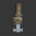 Durable Industrial Metal Valve With Brass Top And Multiple Pipe Connections For Machinery