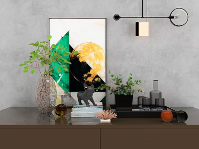 Modern Ornaments Combination Decorations Ornaments Furnishings 3d model