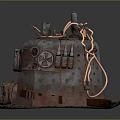Sci-Fi Helmet Alien Helmet High Tech Helmet Game Helmet 3d model