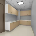 Modern Hospital Outpatient Clinic Interior With Reception Desk Waiting Area And Medical Facilities