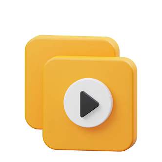 Modern Play Button 3d model
