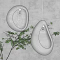 Quiet chandelier 3d model