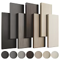 Wood Panel Color And Texture Display With Various Brown Beige And Neutral Tones