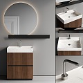 Washstand mirror 3d model