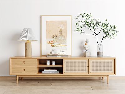 Nordic TV cabinet 3d model