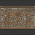 Colorful Geometric Pattern Decorative Wooden Box Ornament Set For Home Decor