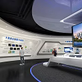 Arc Exhibition Hall Science and Technology Space 3d model