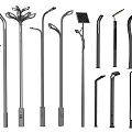 Outdoor Lights With Various Modern Designs For Street And Garden Decoration Use