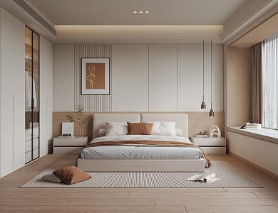 Modern Bedroom 3d model