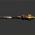 Cold weapons Sword Axe Hook Fork Spear Trident Melee Weapon Military 3d model