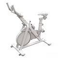 Black And Red Stationary Exercise Bike With Modern Design For Home Gym Fitness