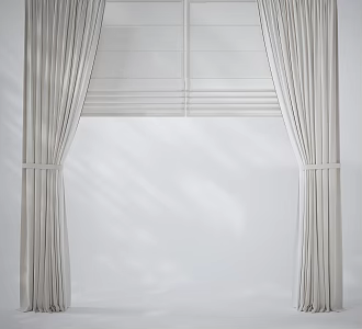 curtain gauze curtain 3d model