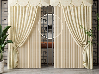 Curtains 3d model