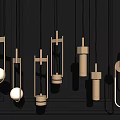 Light Luxury Chandelier 3d model