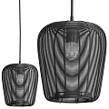 Modern Woven Black Pendant Light With Unique Design For Home Decor