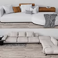 Modern Multiplayer Sofa 3d model