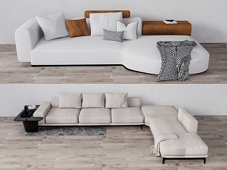 Modern Multiplayer Sofa 3d model