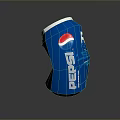 Blue Pepsi Carbonated Soft Drink Can On Reflective Dark Surface 3d model