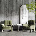 Modern Casual Sofa Combination Single Sofa 3d model