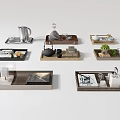 Elegant Plate Decoration Ideas With Tray Styling Tea Set Green Plants Bread And Tableware