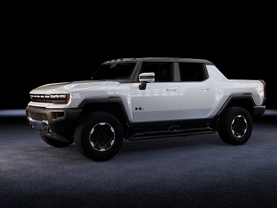 Hyundai Hummer electric car 3d model