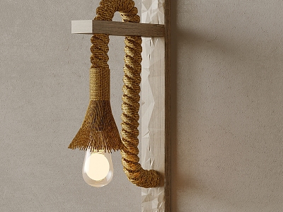 Quiet wind homestay wall lamp wall lamp model