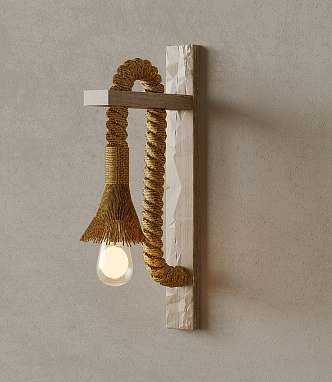 Quiet wind homestay wall lamp wall lamp 3d model