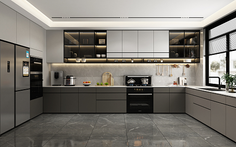 Modern Kitchen 3d model