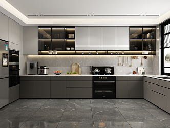 Modern Kitchen 3d model