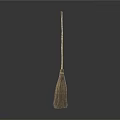 Daily Necessities Broom With Wooden Handle And Natural Fiber Bristles For Home Cleaning