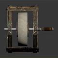Traditional Hand Cranked Stone Grinding Tool For Art Paint Pigment Preparation