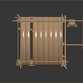 Sturdy Building Construction Scaffolding Structure With Metal Frames And Platform Design
